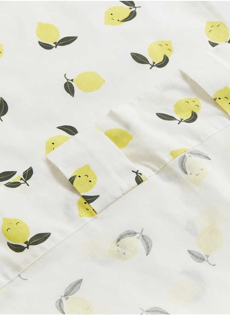 اتش اند ام 2-Pack Patterned Cotton Curtains