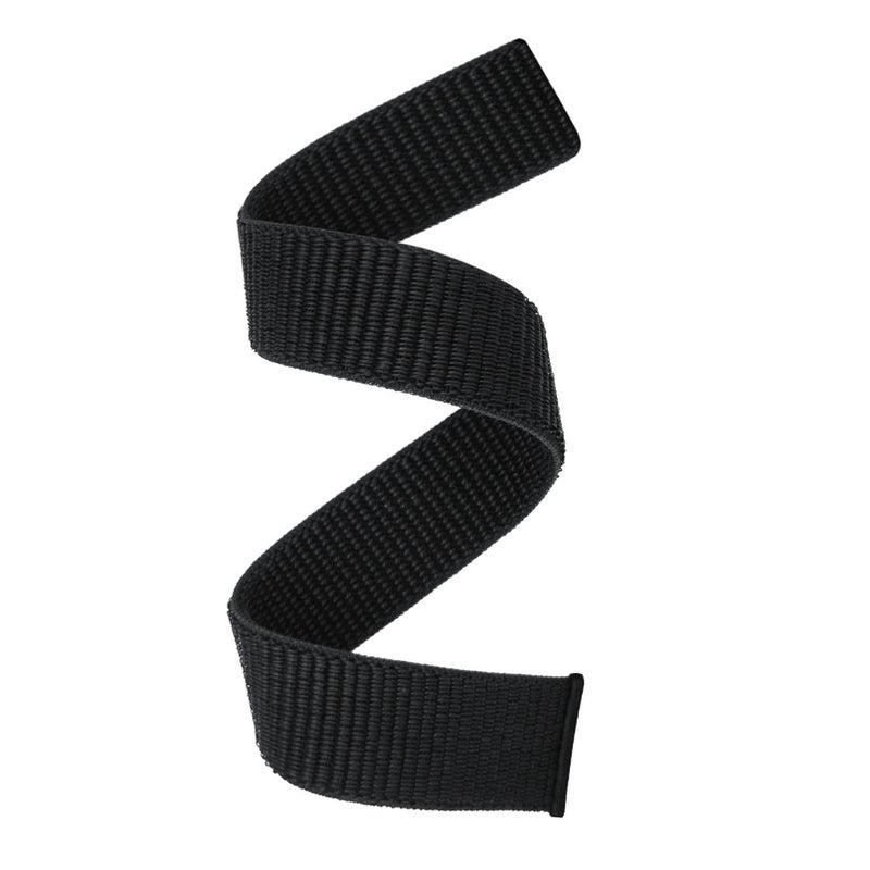 Abanen Hook and Loop Quick Dry Watch Band for Fenix 6/ 5/ 7/EPIX 2, 22mm Woven Nylon Ultralight Sport Wristband Strap for Garmin Fenix 6 Pro/Sapphire,Instinct,Forerunner 955 (Black) - Image 1