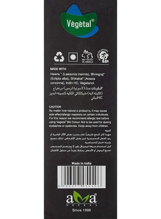 Vegetal Bio Colour Beard & Moustache Dye Soft Black 100G - Image 3