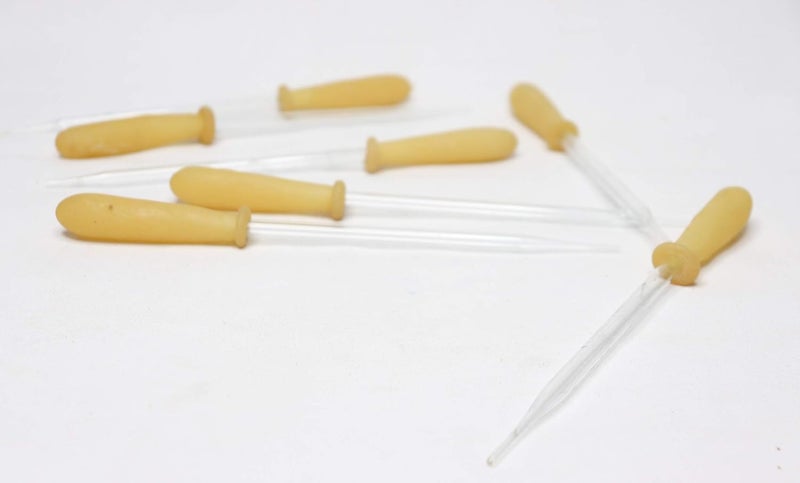 Labworld Glass dropper 28 cm long pack of 6 for laboratory use large with powerful rubber sucker,size 8 inches - Image 4