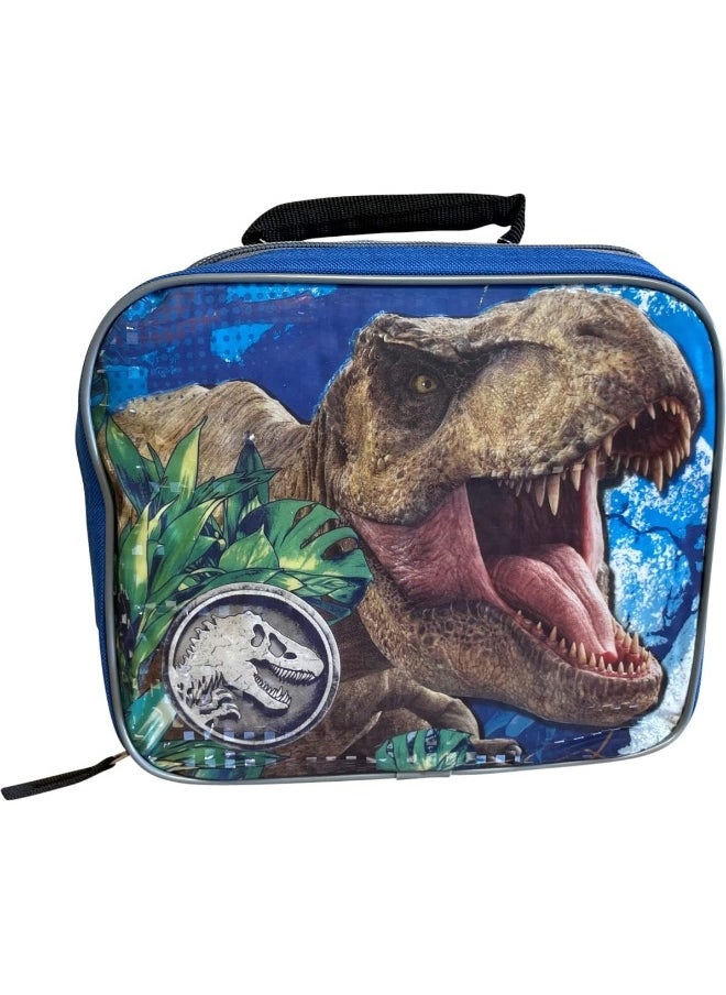 Fast Forward - Jurassic World Insulated Lunch Bag (Blue-Grey) - Image 1