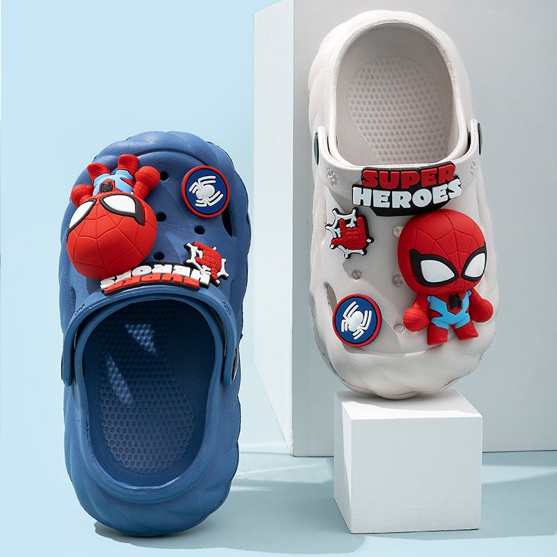 Genuine Dishi/Nihon Cartoon Spiderman Children'S Hole Shoes Summer Indoor Non-Slip Slippers For Boys And Children - Image 2