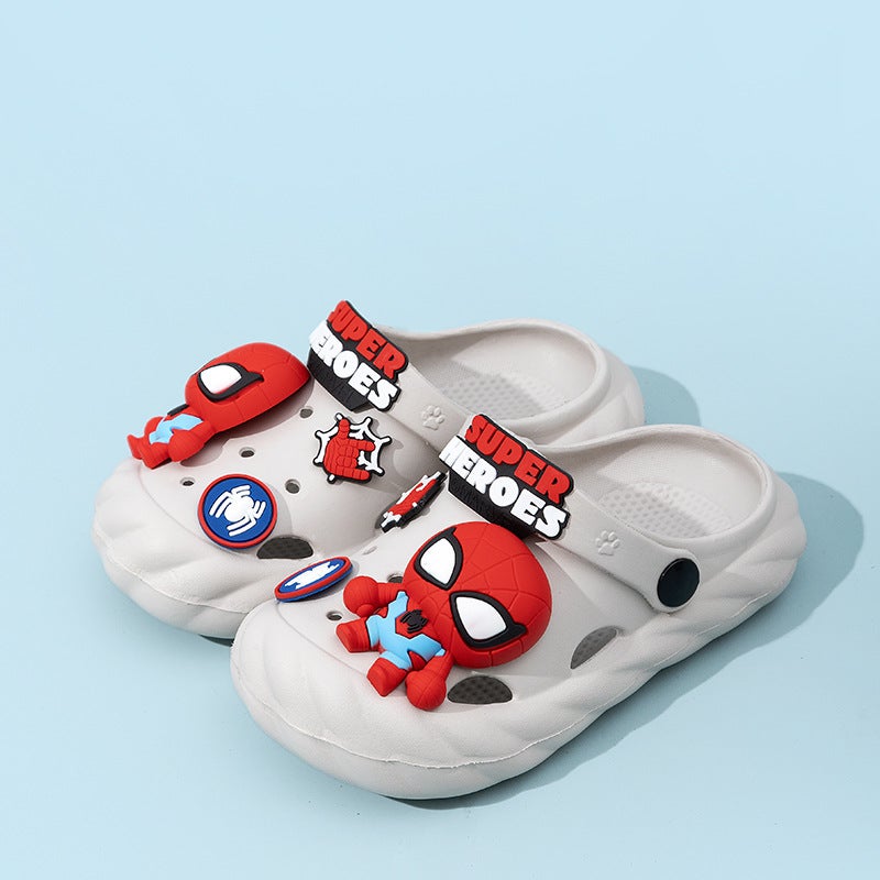 Genuine Dishi/Nihon Cartoon Spiderman Children'S Hole Shoes Summer Indoor Non-Slip Slippers For Boys And Children - Image 1