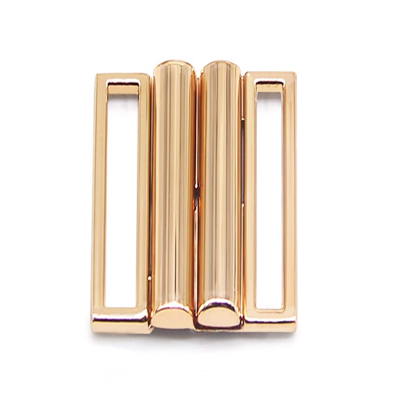 SEMINI Metal clasp Buckles Crafts Decoration Buckles For Women Belt Clip Accessory DIY Gold Inner 5cm