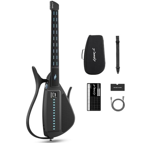 CYBER-G Enya CYBER-G Stringless Smart Guitar,Portable Foldable Travel Guitar with App-Controlled Chords,Hundreds of Instrument Sounds, Built-In Speaker & Drum Machine,Quick-Learn for Adults/Beginners - Image 1