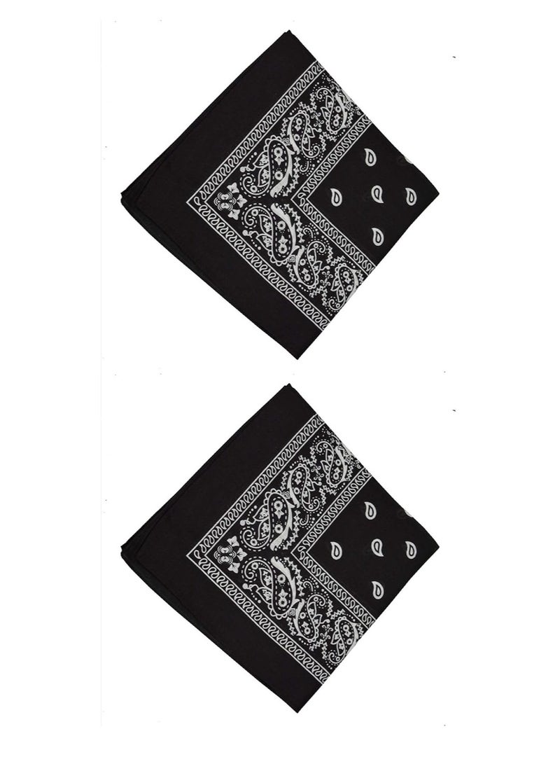 Paisley design polyester bandana, Multicolor - unisex - Image 1