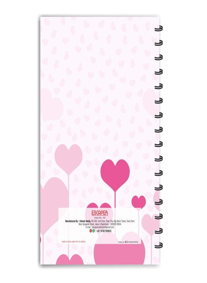 ESCAPER You Make me Smile Dairy Designer Diary, Ruled - A5 Size - 8.5 x 5.5 inches Notepad, Love Diaries, Diary Notepad, Diary for Office, Diary for Gift - Image 2