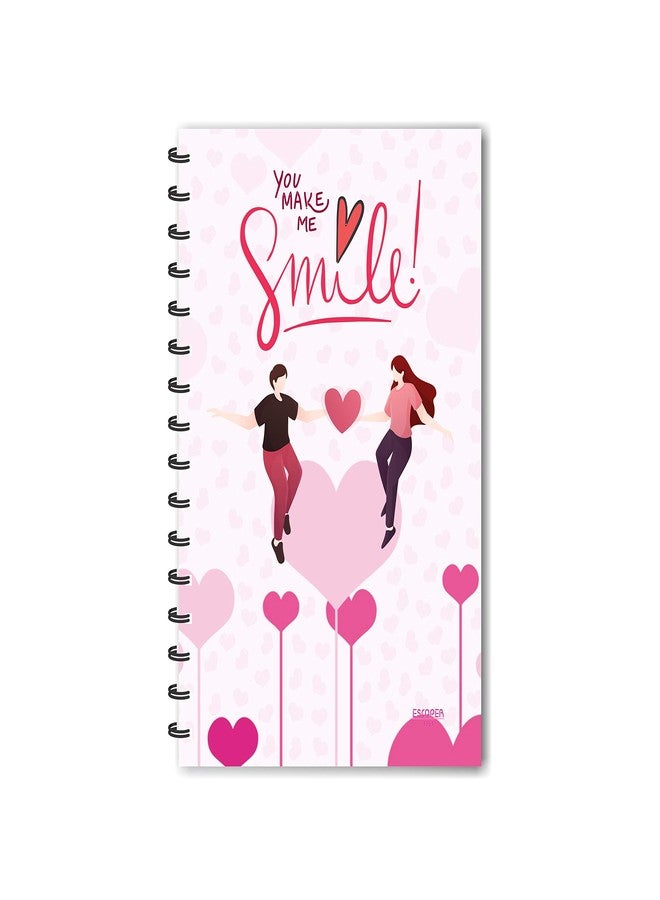 ESCAPER You Make me Smile Dairy Designer Diary, Ruled - A5 Size - 8.5 x 5.5 inches Notepad, Love Diaries, Diary Notepad, Diary for Office, Diary for Gift - Image 1