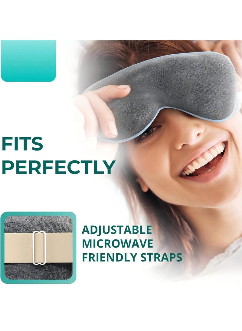 Heated  Eye Mask for Dry Eyes - Steam Warm Compress for Eyes - Remove Styes, Chalazion Therapy Warming and Heating Pad Hot Compress - Moist Heat Mask for Blepharitis & MGD - FSA|HSA Eligible - Image 5