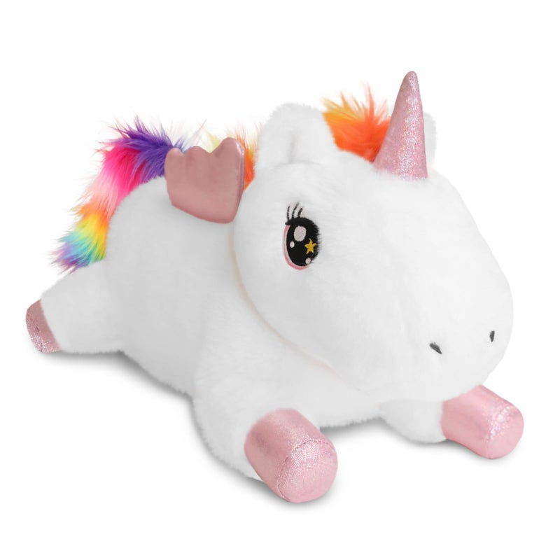 SQEQE Weighted Unicorn Plush, Weighted Unicorn Stuffed Animal, Cute Plushies Soft Pillow Toy Gift for Kids Adults 9.8 Inch, 0.8 Lbs - Image 1