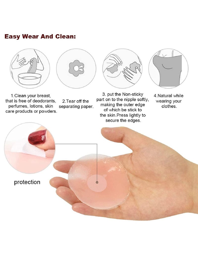 Kanza Advanced Silicone Nipple Cover Pads - 2 Pairs - Image 4