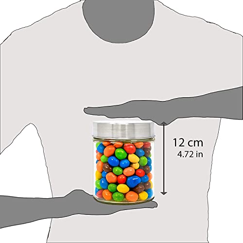 ISKO® Borosilicate Glass jar | Airtight steel cap | Food containers 600ML | Heat Resistant & Microwave safe | Dish washer | Set of 3 Pieces - Image 2
