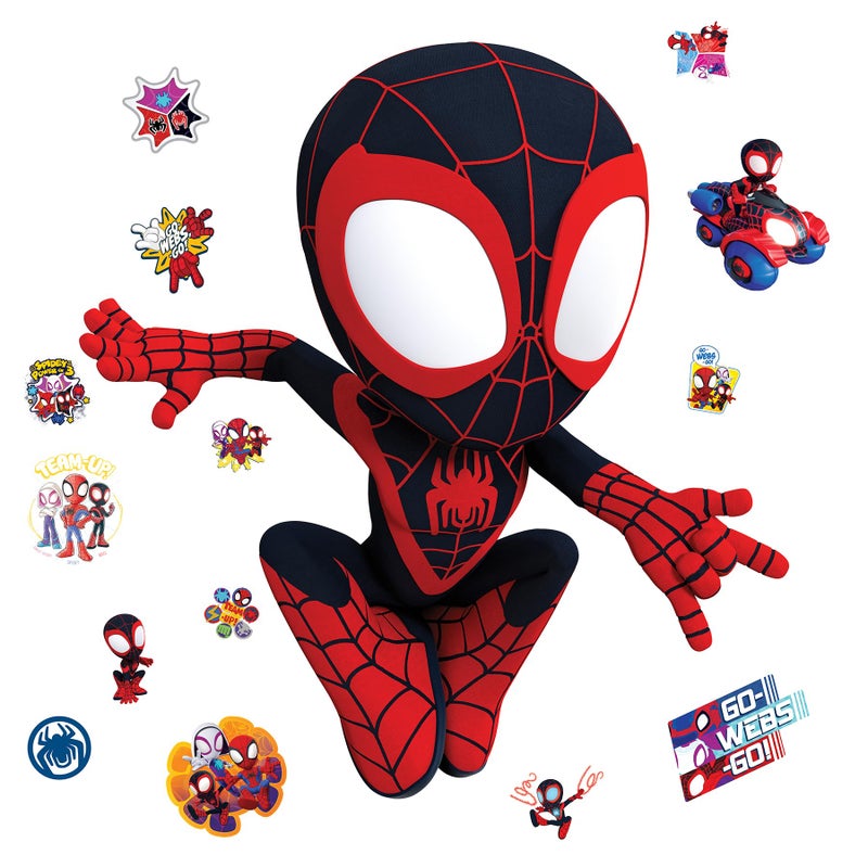 RoomMates Marvels Spidey and His Amazing Friends Spin Peel and Stick Wall Decals RMK5558GM - Image 2