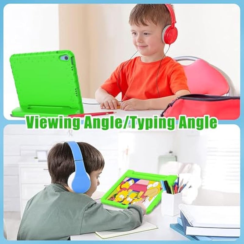 AVAWO Kids Case for iPad 10th Generation 10.9 Inch 2022, Durable Shockproof Lightweight Handle Stand 10.9 iPad 10th Generation 2022 Protective Case for Kids Child Toddlers, Green - Image 3