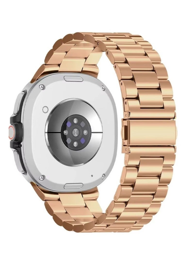O Ozone (Pack of 2) Metal Band Compatible with Samsung Galaxy Watch 8 Band 40mm 44mm/Galaxy Watch 8 Classic 46mm, No Gap Stainless Steel Strap for Men Women- Multicolor - Image 3