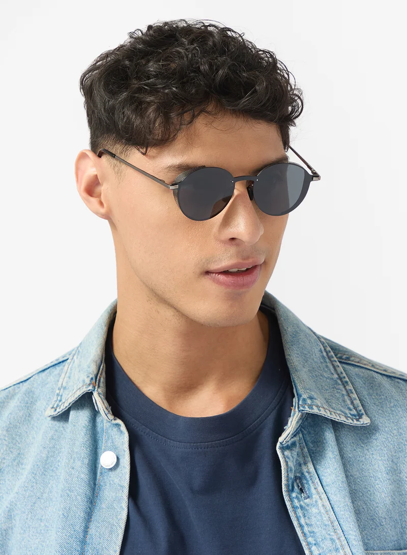 Robert Wood  Polarized Lens Round Sunglasses for Men | Best Price UAE
