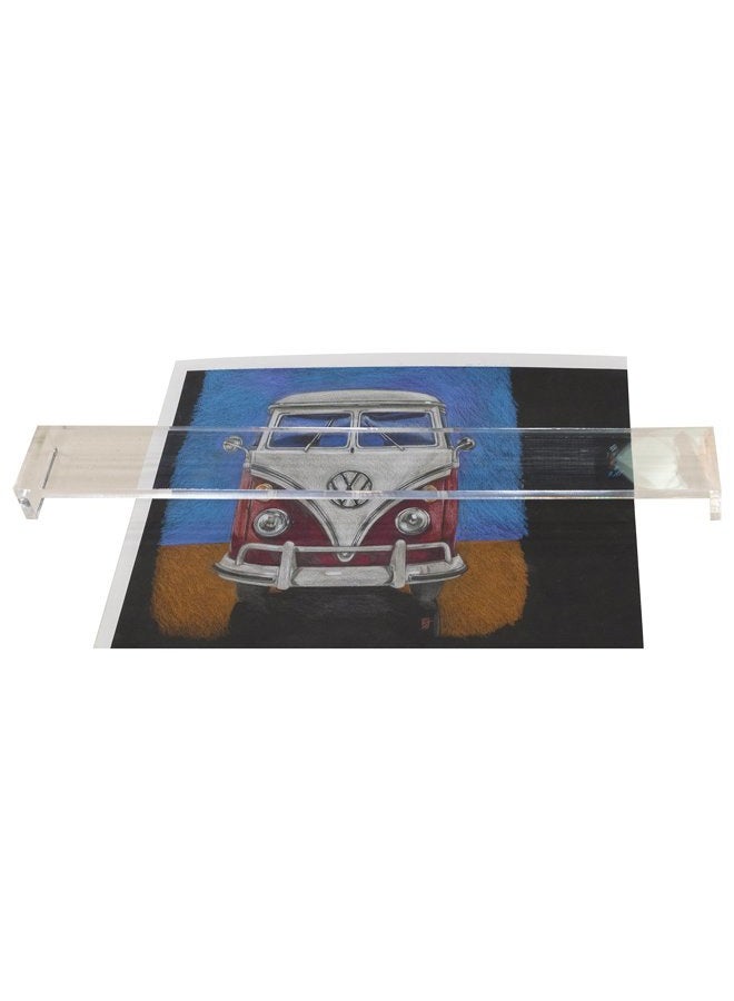 Creative Mark Artist Leaning Bridge Hand and Wrist Leaning Bridge Acrylic Used for Steady Hand Painting, Drawing & Sketching - 18 Inches Clear - Image 5