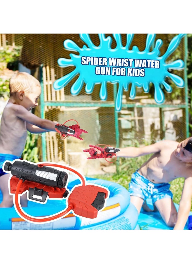 NIBEMINENT Hero Launcher Glove, Spider Glove Toys Plastic Cosplay Wrist Toys, Web Shooter Toy, Role-Play for 5 Year Old Boys and Girls Up (2PCS, red) - Image 5