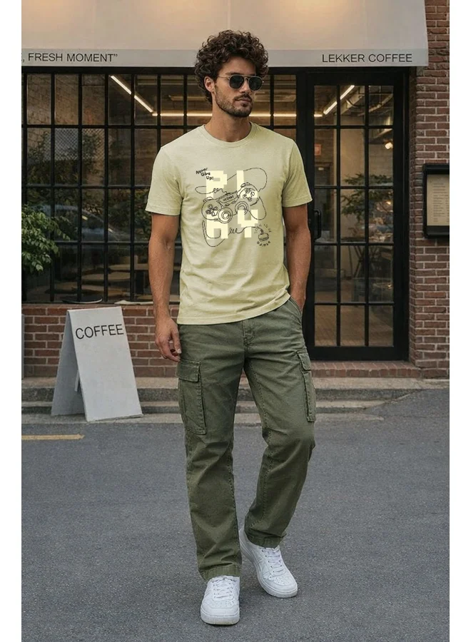 Veirdo Veirdo Men’s Oversized , Plus Size  & Regular Fit T-Shirt | Premium Cotton Casual Tee