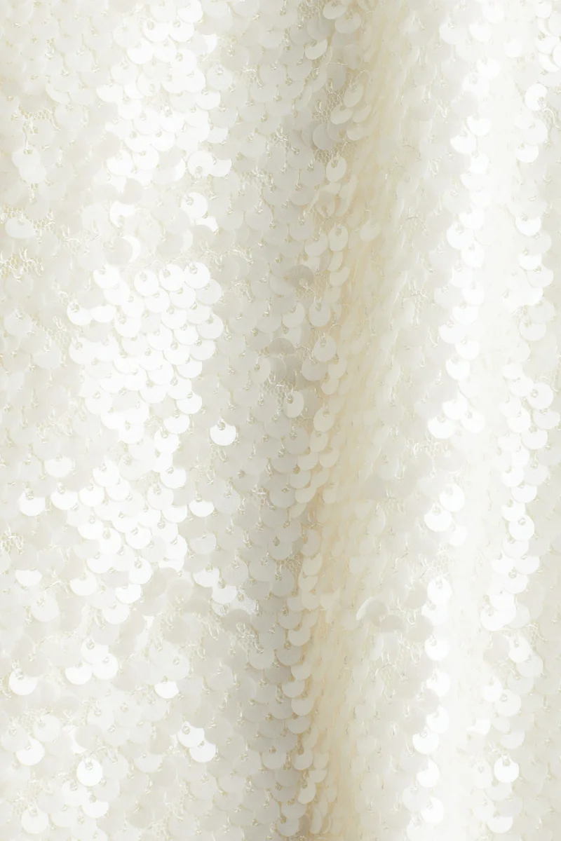 H&M Bow-detail sequined dress