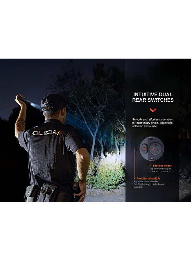 Fenix PD36R Pro 2800 Lumen USB Rechargeable LED Tactical Flashlight with EdisonBright Charging Cable Carry case Bundle - Image 3