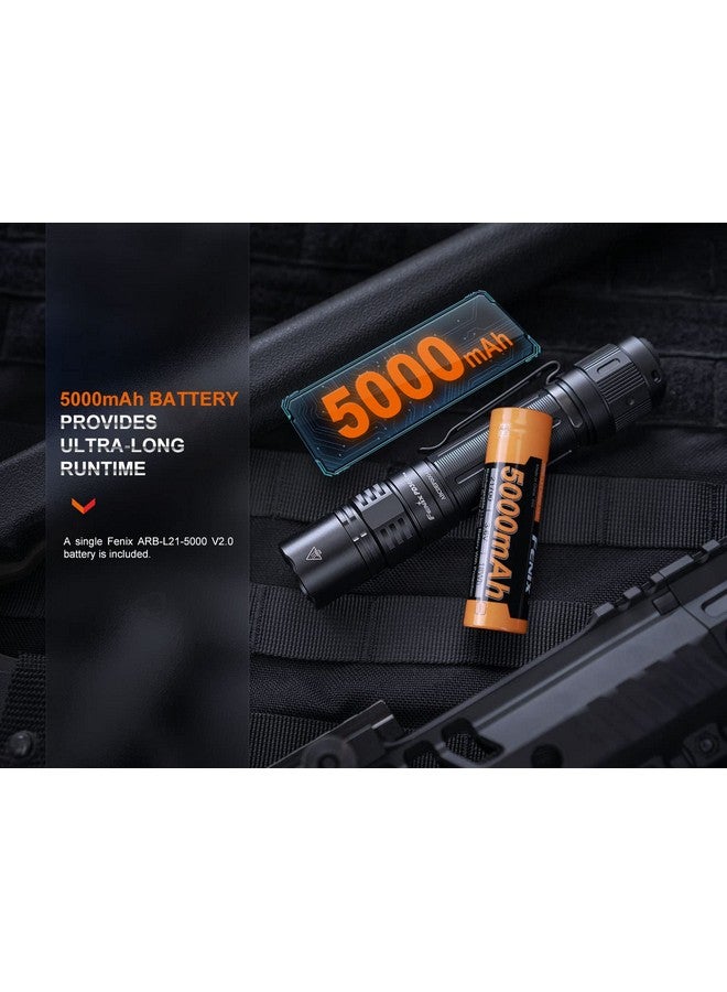 Fenix PD36R Pro 2800 Lumen USB Rechargeable LED Tactical Flashlight with EdisonBright Charging Cable Carry case Bundle - Image 4