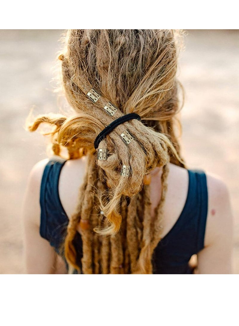28Pcs Hair Accessories Hair Jewelry for Women Braids, Dreadlock Beads Metal Hair Clips Decoration Gold(Multiple Styles)Braid bead braid ring clip 200 braid metal cuff ornaments