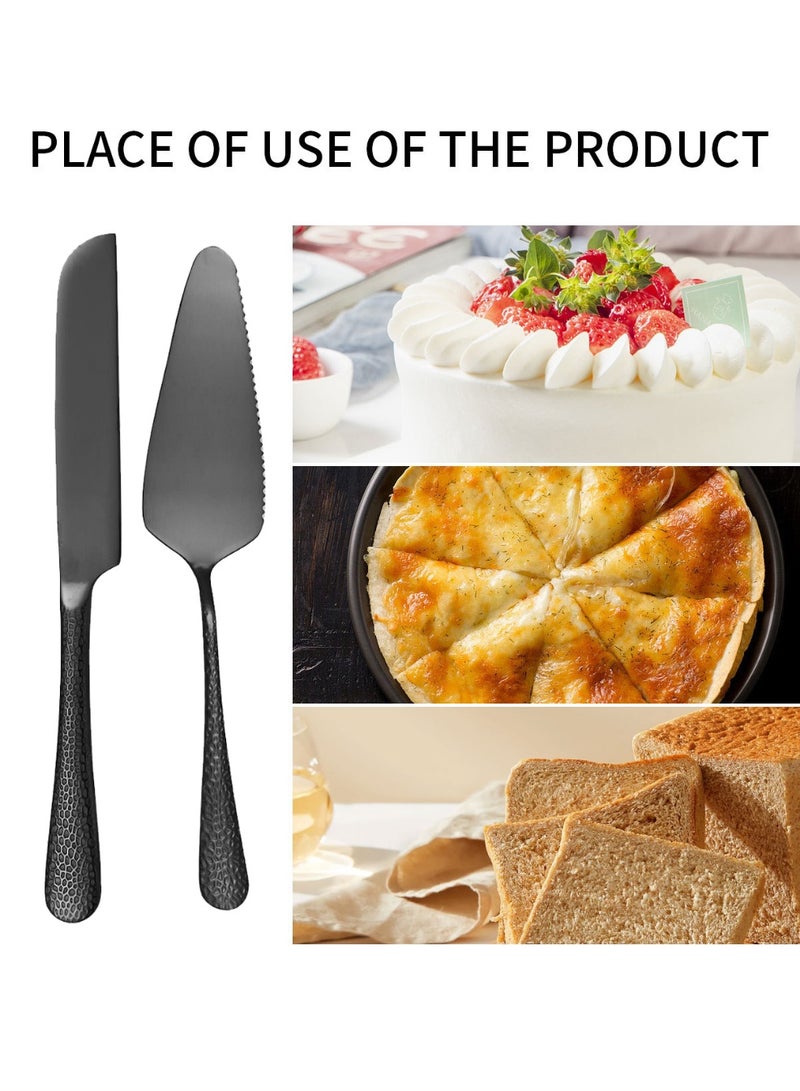 Cake Cutting Set, Premium Stainless Steel Cake Cutter Wedding Cake Knife and Server Spatula Set,Elegant Cake Bread Pizza & Pie Serving Set Perfect For Birthday,Wedding,Parties and Events - Image 3