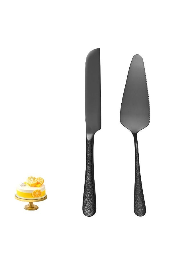 Cake Cutting Set, Premium Stainless Steel Cake Cutter Wedding Cake Knife and Server Spatula Set,Elegant Cake Bread Pizza & Pie Serving Set Perfect For Birthday,Wedding,Parties and Events - Image 2