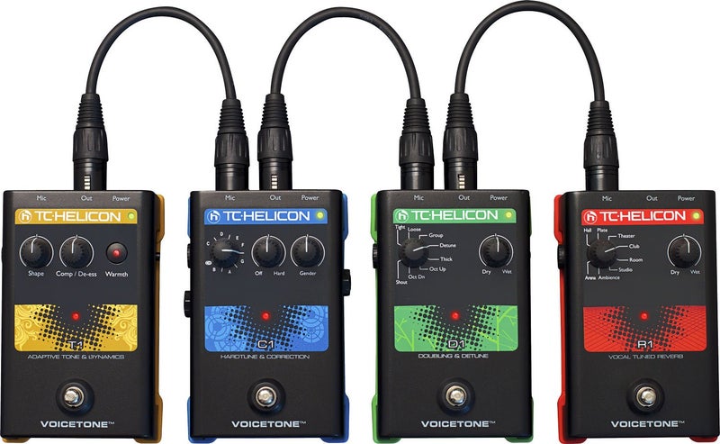 TC Helicon VOICETONE R1 Single-Button Stompbox for Studio-Quality Live Vocal Reverb - Image 4