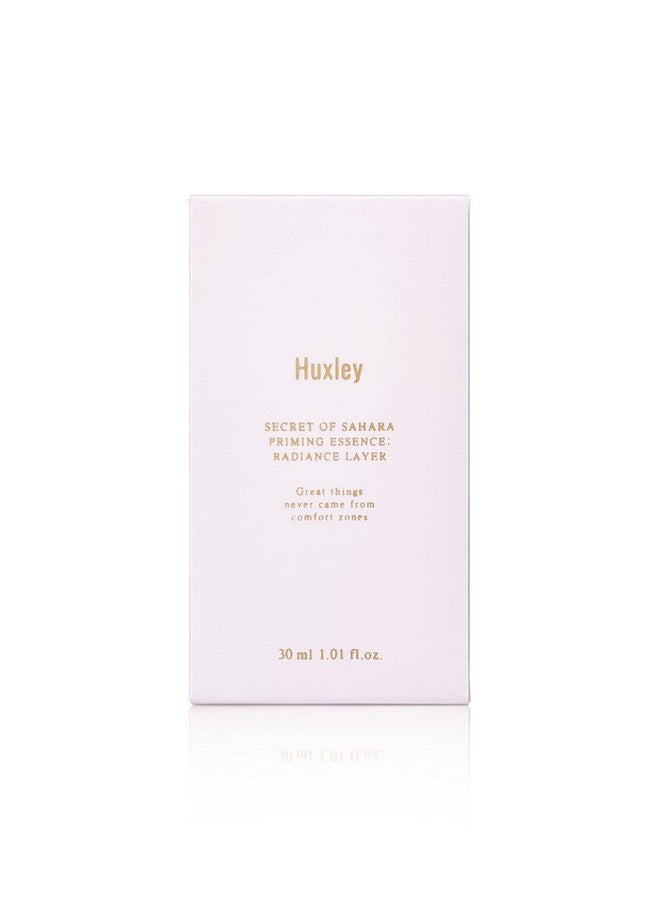 Huxley Secret Of Sahara Priming Essence Radiance Layer 1.01 Fl. Oz. / 30 Ml ; Korean Glass Skin Priming Essence Before Makeup For A Smooth Foundation  - Image 3