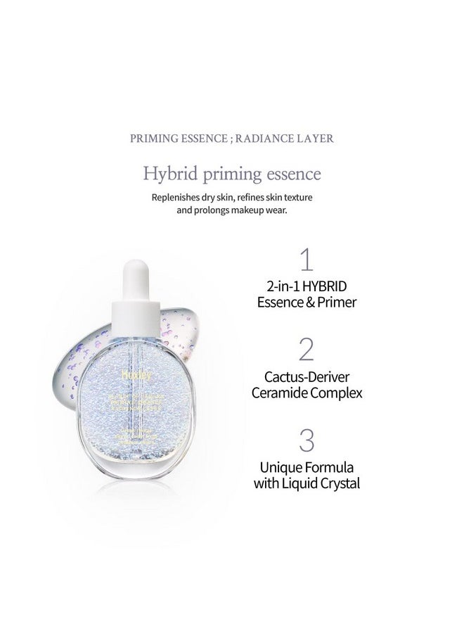 Huxley Secret Of Sahara Priming Essence Radiance Layer 1.01 Fl. Oz. / 30 Ml ; Korean Glass Skin Priming Essence Before Makeup For A Smooth Foundation  - Image 5