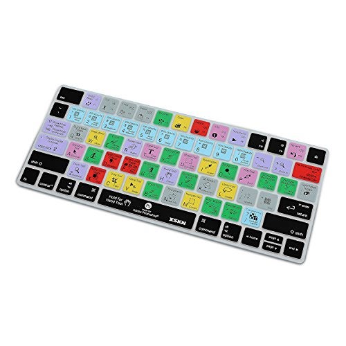 XSKN Magic Keyboard Photoshop CC Shortcut Keyboard Cover, XSKN Durable PS Hotkeys Silicone Keyboard Skin for Apple Magic Keyboard MLA22LL/A (US Version) - Image 4