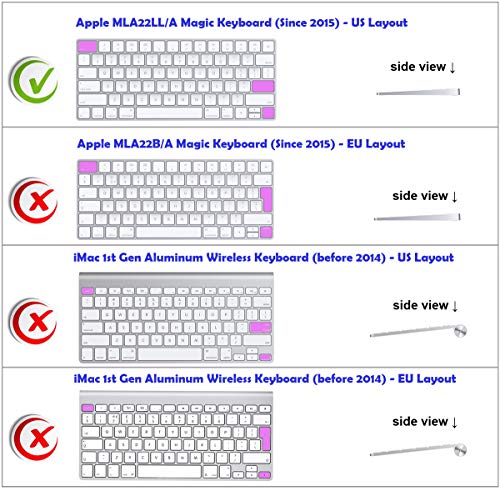XSKN Magic Keyboard Photoshop CC Shortcut Keyboard Cover, XSKN Durable PS Hotkeys Silicone Keyboard Skin for Apple Magic Keyboard MLA22LL/A (US Version) - Image 2