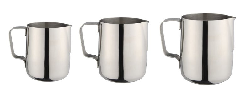 Dynore Stainless Steel Milk Jugs- Set of 3-600/800 and 1200 ml - Image 1