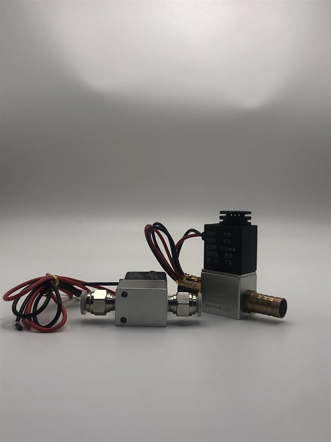 صمام ضاغط هوائي مغلق عادة 1 4 بوصة 12 فولت 24 فولت 110 فولت 220 فولت للهواء والماء والزيت أبيض 12 مم 12 مم - Image 4