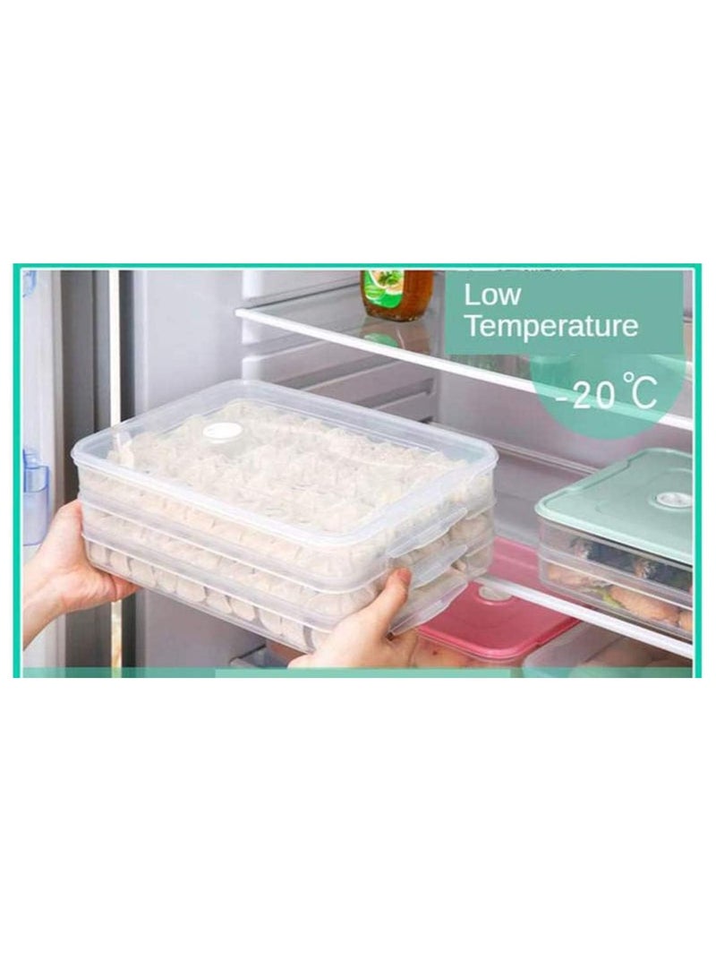 بريميفي 3 قطع من صناديق تخزين الطعام البلاستيكية الشفافة القابلة للتكديس - Image 4