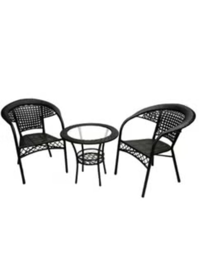 ALWASIT HOME Patio Furniture Set, Outdoor Table and Wicker Chairs - patio chairs for out door & indoor - Pool side or Backyard, Rattan Chair for Balcony, Dining Chair for Restaurants and Hotels  - Image 1