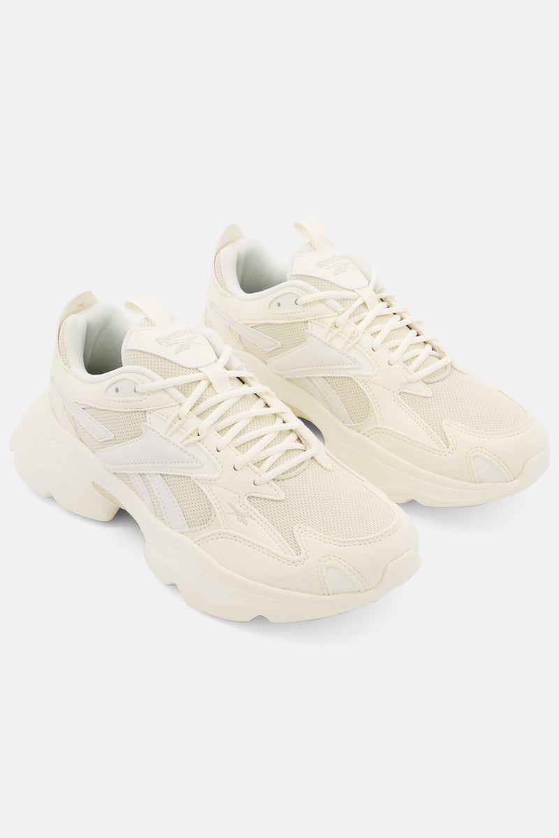 Reebok Kids Boy Royal Bridge 4 Lace Up Running Shoes, Ivory  - Image 1