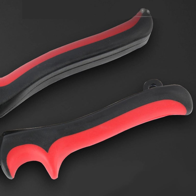 ديروفان مقصات طيران مركبة احترافية من ديروفان مقاس 10 بوصات - قطع مستقيم/يسار/يمين، مقصات صفائح معدنية شديدة التحمل بمقابض مريحة - Image 2