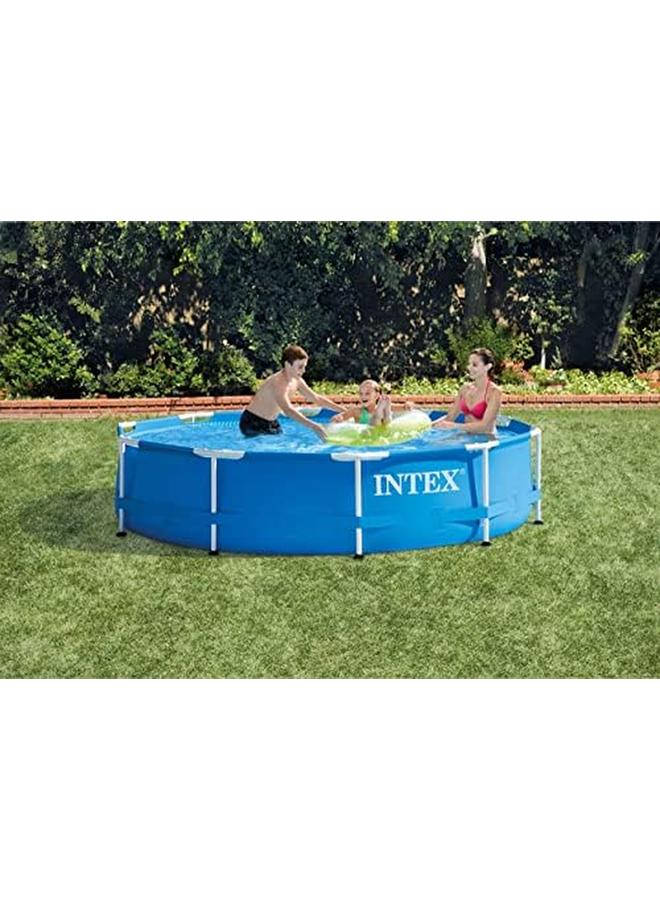 انتكس حوض سباحة معدني كبير باللون الأزرق 4485 لترًا 28200Np - Image 4