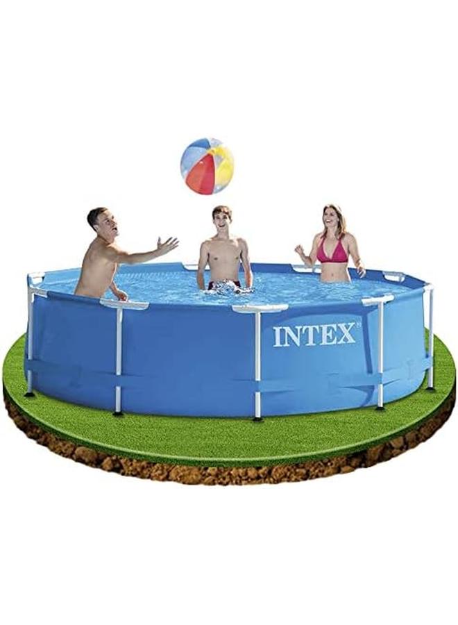 انتكس حوض سباحة معدني كبير باللون الأزرق 4485 لترًا 28200Np - Image 2