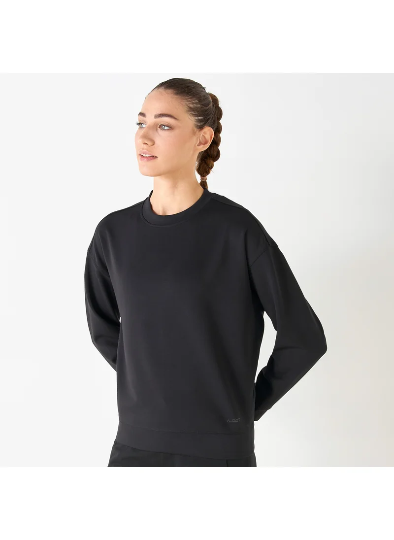 ADOT by Splash Crew Neck Sweatshirt with Long Sleeves