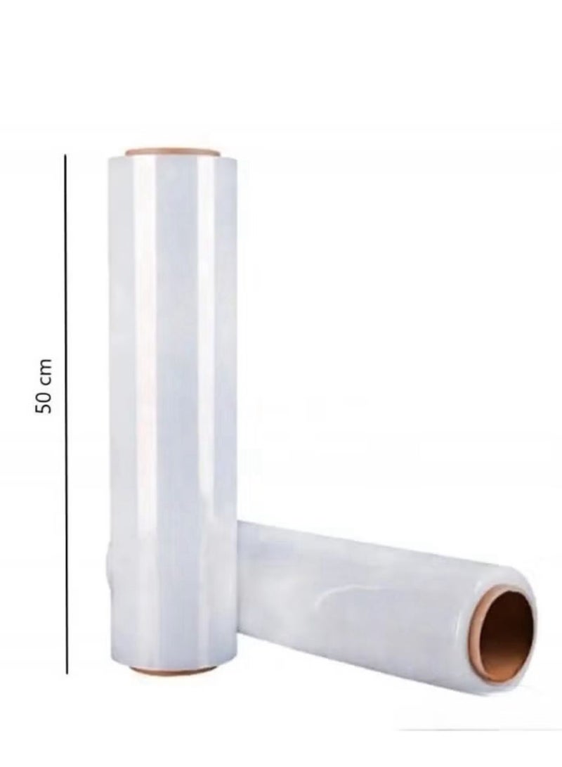 50cm plastic wrapping roll, 2kg, for wrapping drums and furniture and for all uses - Image 2