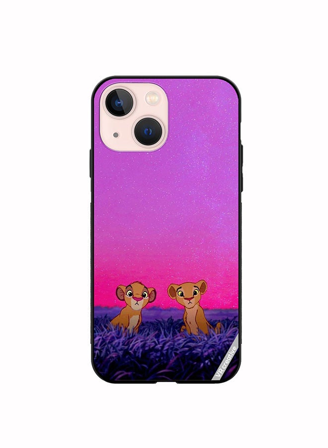 VR CREATIVE Protective Case Cover For Apple iPhone 14 Plus Lion King Design Multicolour - Image 1