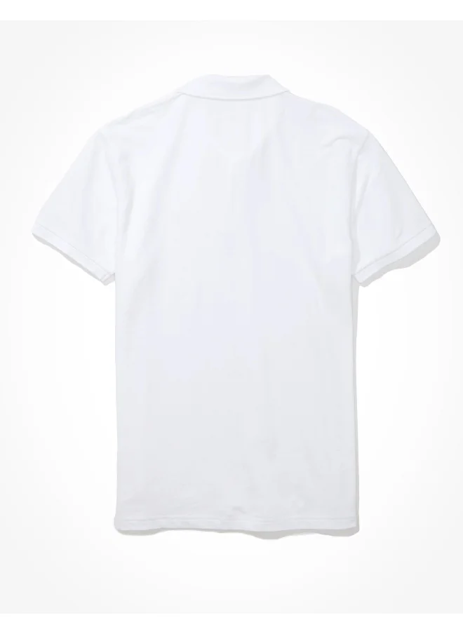 American Eagle Standard Fit Flex Polo
