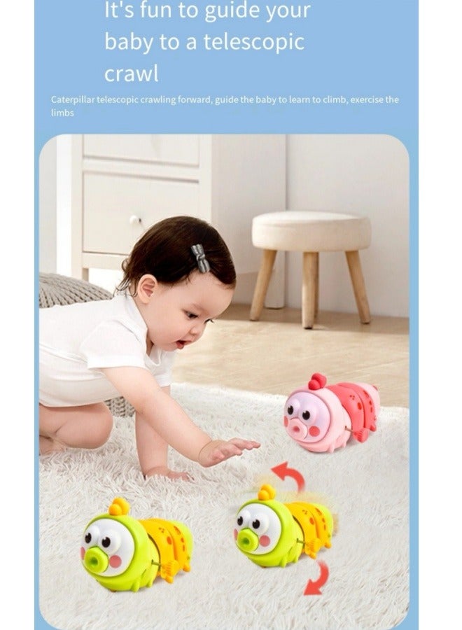 Retractable Swinging Caterpillar Children's Clockwork Toys  - Image 3