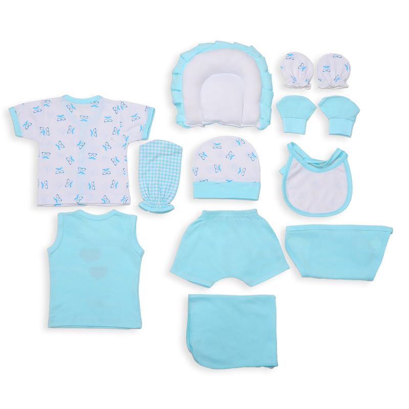 Superminis Cotton New Born Baby Clothing Gift Set - 11 Pieces - Image 3