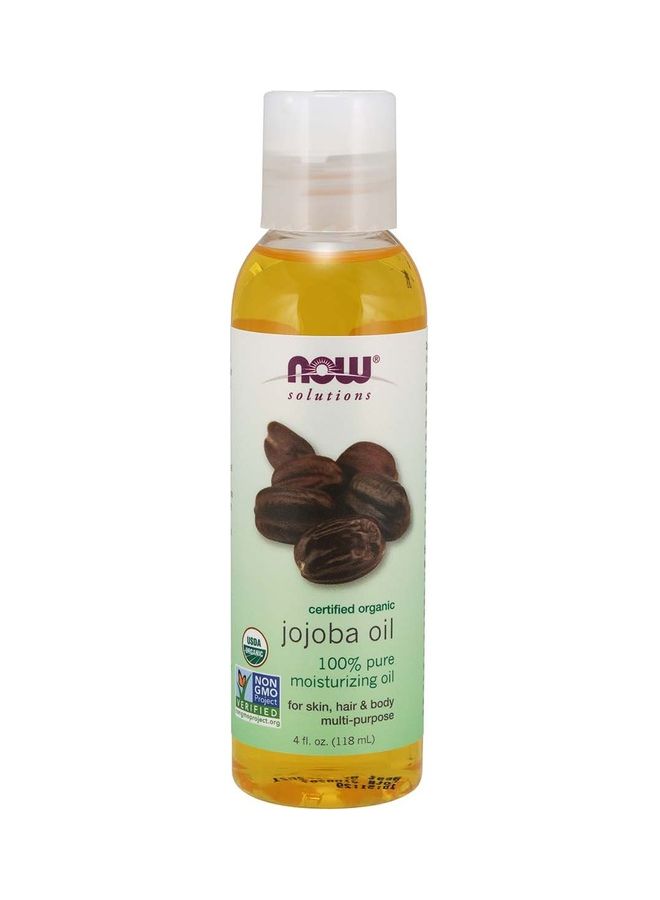 Now Solutions Organic Jojoba Oil, Pure 4 Fl. Oz.