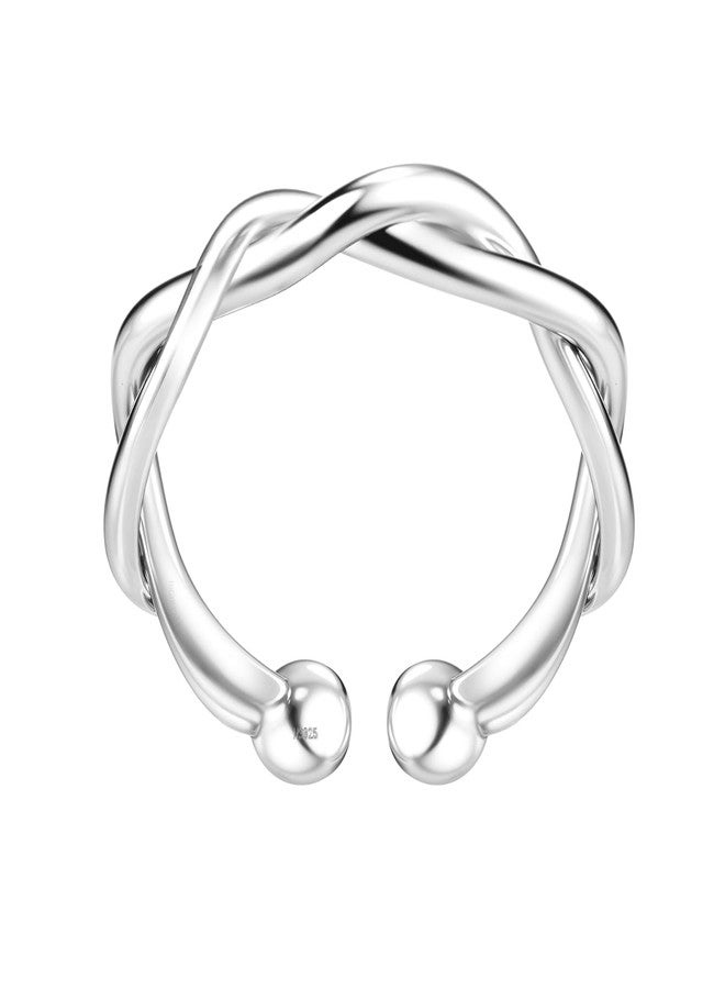 HighSpark 925 Silver Nose Ring for Women | No Piercing Required | 92.5 Sterling Silver & Textured Classic & Simple Nose Ring - Image 1
